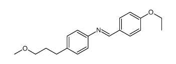 1-(4-ethoxyphenyl)-N-[4-(3-methoxypropyl)phenyl]methanimine Structure