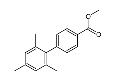 methyl 4-(2,4,6-trimethylphenyl)benzoate结构式