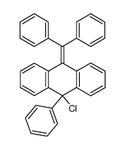 9-(diphenylmethylene)-10-phenyl-10-chloro-9,10-dihydroanthracene Structure