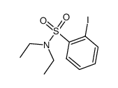 N,N-diethyl-2-iodobenzenesulfonamide Structure