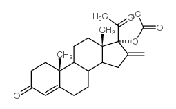 17ALPHA-ACETOXY-16-METHYLENE-PREGN-4-EN-3,20-DIONE结构式