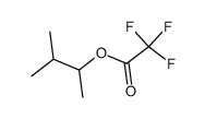 Acetic acid, 2,2,2-trifluoro-, 1,2-dimethylpropyl ester structure