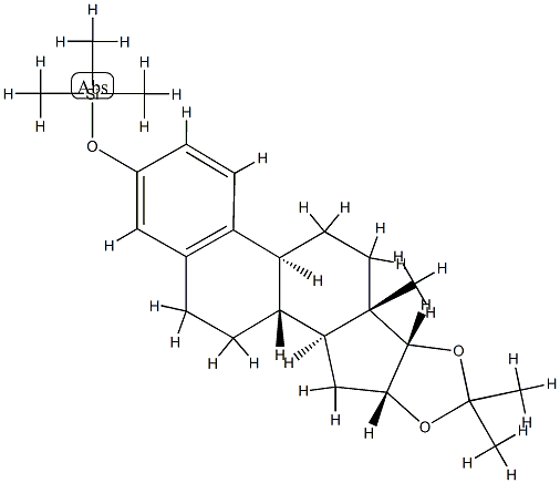 16α,17α-[Isopropylidenebis(oxy)]-3-(trimethylsiloxy)-1,3,5(10)-estratriene picture