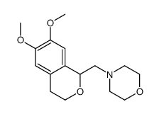 4-[(6,7-dimethoxy-3,4-dihydro-1H-isochromen-1-yl)methyl]morpholine结构式