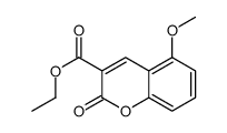 ethyl 5-methoxy-2-oxochromene-3-carboxylate Structure