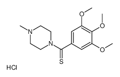 (4-methylpiperazin-1-yl)-(3,4,5-trimethoxyphenyl)methanethione,hydrochloride结构式