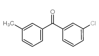 (3-chlorophenyl)-(3-methylphenyl)methanone Structure