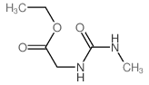 Glycine,N-[(methylamino)carbonyl]-, ethyl ester structure