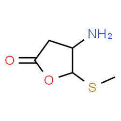 2(3H)-Furanone,4-aminodihydro-5-(methylthio)-(9CI)结构式