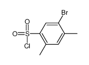 5-bromo-2,4-dimethylbenzenesulfonyl chloride(SALTDATA: FREE)结构式