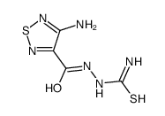 [(4-amino-1,2,5-thiadiazole-3-carbonyl)amino]thiourea Structure