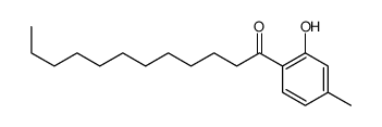 1-(2-hydroxy-4-methylphenyl)dodecan-1-one结构式