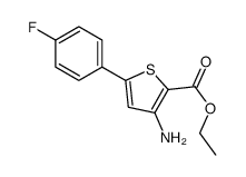 Ethyl 3-amino-5-(4-fluorophenyl)-2-thiophenecarboxylate structure