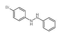 1-(4-bromophenyl)-2-phenyl-hydrazine Structure