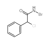 Benzeneacetamide,N-bromo-a-chloro- structure
