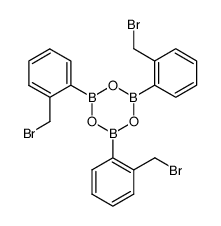 2,4,6-Tris[o-(bromomethyl)phenyl]boroxine结构式