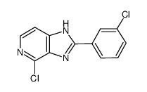 4-Chloro-2-(3-chlorophenyl)-imidazo(4,5-c)pyridine picture