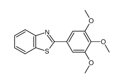 2-(3,4,5-trimethoxyphenyl)benzo[d]thiazol结构式