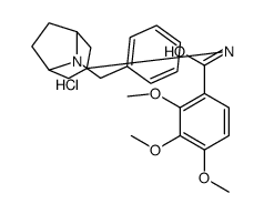 N-(8-benzyl-8-azabicyclo[3.2.1]oct-3-yl)-2,3,4-trimethoxy-benzamide hy drochloride Structure