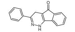 3-phenyl-1,4-dihydro-5H-indeno[1,2-c]pyridazin-5-one结构式