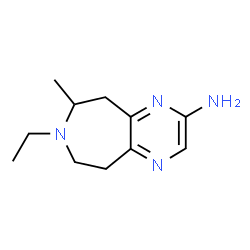 5H-Pyrazino[2,3-d]azepin-2-amine,7-ethyl-6,7,8,9-tetrahydro-8-methyl-(9CI) structure