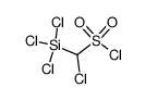 chloro(trichlorosilyl)methanesulfonyl chloride结构式