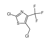 2-Chloro-5-chloromethyl-4-(trifluoromethyl)thiazole Structure