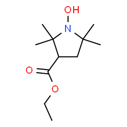 3-Pyrrolidinecarboxylicacid,1-hydroxy-2,2,5,5-tetramethyl-,ethylester(9CI) Structure