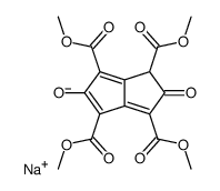 Tetramethyl 3-Hydroxy-7-oxobicyclo[3.3.0]octa-1,3,5-triene-2,4,6,8-tetracarboxylate Sodium Salt Structure