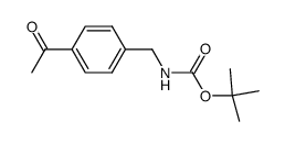 (4-ACETYL-PHENYL)-METHYL-CARBAMIC ACID TERT-BUTYL ESTER Structure