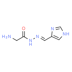 Glycine,(imidazol-4-ylmethylene)hydrazide (8CI) Structure