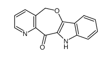 11H-pyrido[2',3':5,6]oxepino[3,2-b]indol-12(5H)-one Structure