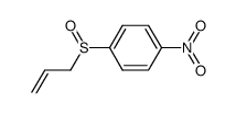 3-(p-nitrophenylsulfinyl)prop-1-ene结构式
