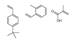 1-tert-butyl-4-ethenylbenzene,1-ethenyl-2-methylbenzene,2-methylprop-2-enoic acid Structure