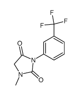 1-methyl-3-(3-(trifluoromethyl)phenyl)imidazolidine-2,4-dione结构式