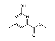 methyl 4-methyl-6-oxo-1H-pyridine-2-carboxylate结构式