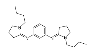 1-butyl-N-[3-[(1-butylpyrrolidin-2-ylidene)amino]phenyl]pyrrolidin-2-imine结构式