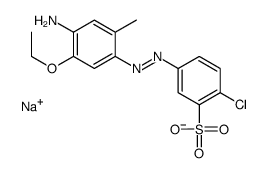 sodium 5-[(4-amino-5-ethoxy-o-tolyl)azo]-2-chlorobenzenesulphonate picture