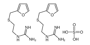 [2-[(furan-2-ylmethyl)thio]ethyl]guanidinium sulphate (2:1) Structure