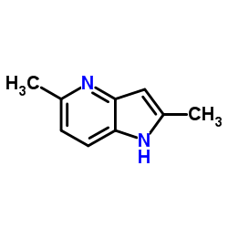 2,5-Dimethyl-1H-pyrrolo[3,2-b]pyridine结构式
