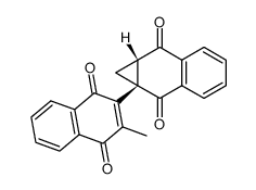 3'-Methyl-2,3-dihydro-2,3-methano-2,2'-binaphthyldichinon结构式