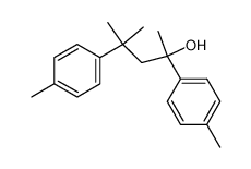 (+/-)-4-hydroxy-2-methyl-2.4-di-p-tolyl-pentane结构式