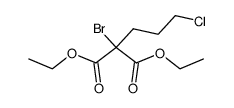 bromo-(3-chloro-propyl)-malonic acid diethyl ester结构式