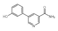 5-(3-羟基苯基)-吡啶-3-羧酰胺结构式
