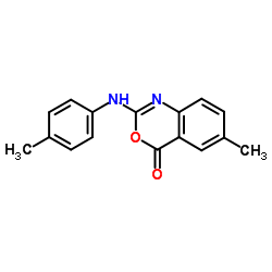 6-甲基-2-对甲苯基氨基-4H-3,1-苯并恶嗪-4-酮图片