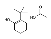 acetic acid,2-tert-butylcyclohexen-1-ol Structure