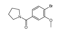 (4-bromo-3-methoxyphenyl)-pyrrolidin-1-ylmethanone Structure