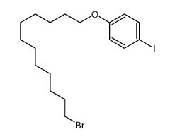 1-(12-bromododecoxy)-4-iodobenzene结构式