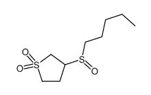 3-pentylsulfinylthiolane 1,1-dioxide结构式