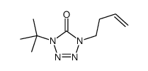 1-but-3-enyl-4-tert-butyltetrazol-5-one Structure